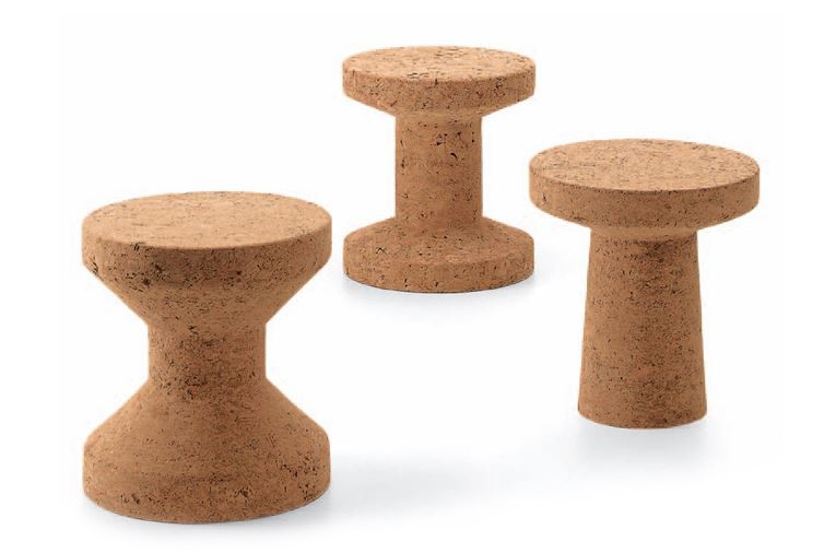 poufs cork family en liege vitra jasper morrison